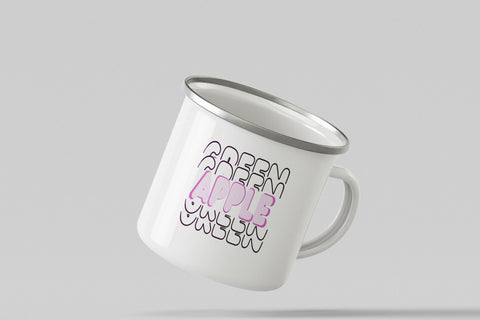 Bubble Stacked Monogram SVG Dm Letter Studio 