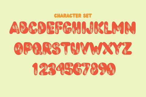 Bubble Thanksgiving Font Dm Letter Studio 