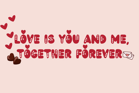 Bubble Valentine Font Font Dm Letter Studio 