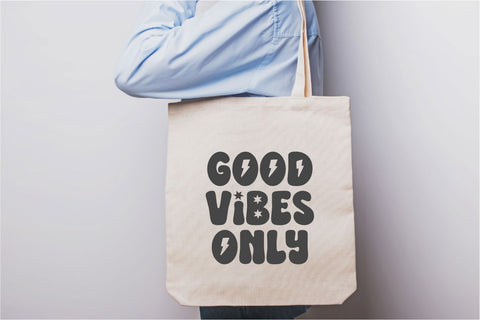 Bubble Vibes - Retro Bubble Font Font Masyafi Studio 