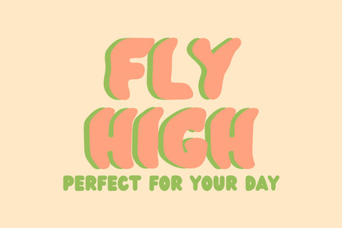 Bubble Wavy Font Font Dm Letter Studio 