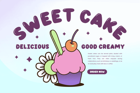 BUBBLEGUM Font Mozarella 