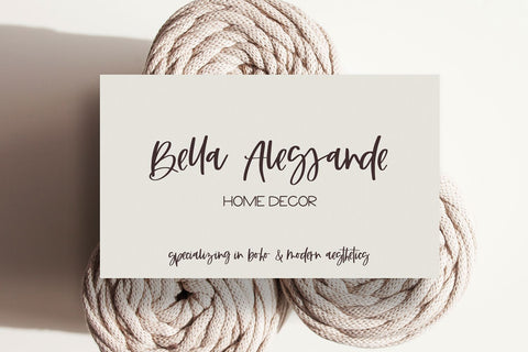 Bubbly Script Font Beck McCormick 