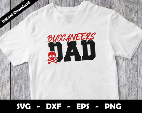 Buccaneers Dad SVG Cut File, Buccaneers logo SVG Design, Buccaneers Dad Football, T-Shirt Sublimation Design Png SVG Arthur Arellano 