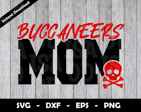 Buccaneers Mom SVG Cut File, Buccaneers logo SVG Design, Buccaneers Mom Football, T-Shirt Sublimation Design Png SVG Arthur Arellano 
