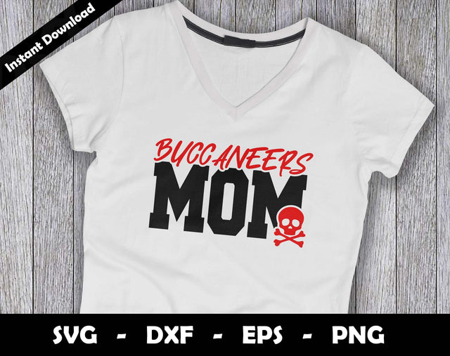Buccaneers Mom SVG Cut File, Buccaneers logo SVG Design, Buccaneers Mom Football, T-Shirt Sublimation Design Png SVG Arthur Arellano 