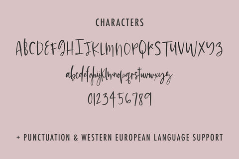 Bucket List Script Font Beck McCormick 