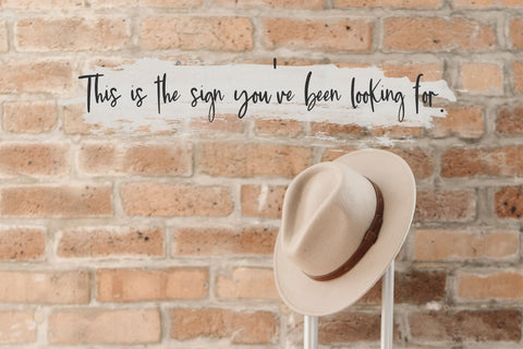 Bucket List Script Font Beck McCormick 