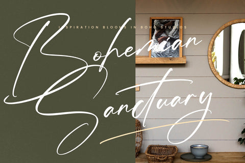 Budapesta Romantes - Modern Signature Script Font Letterena Studios 