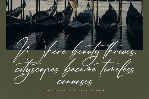 Budapesta Romantes - Modern Signature Script Font Letterena Studios 