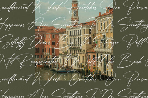 Budapesta Romantes - Modern Signature Script Font Letterena Studios 