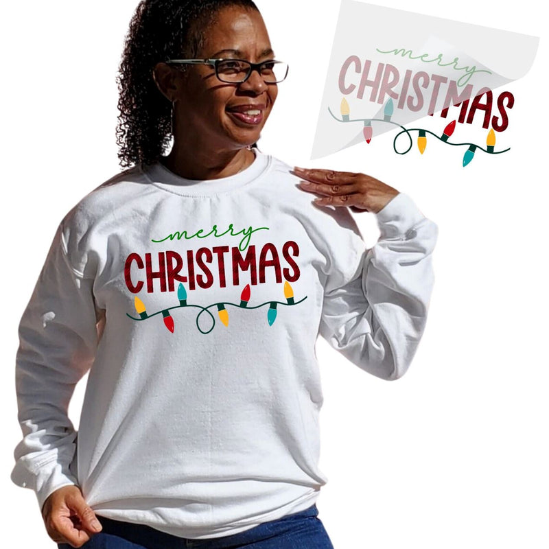 Buffalo Plaid Christmas DTF Transfer Physical So Fontsy T-Shirt Iron-On Transfer Shop