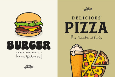 Buhun Retro Font ahweproject 