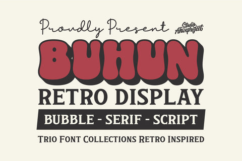 Buhun Retro Font ahweproject 