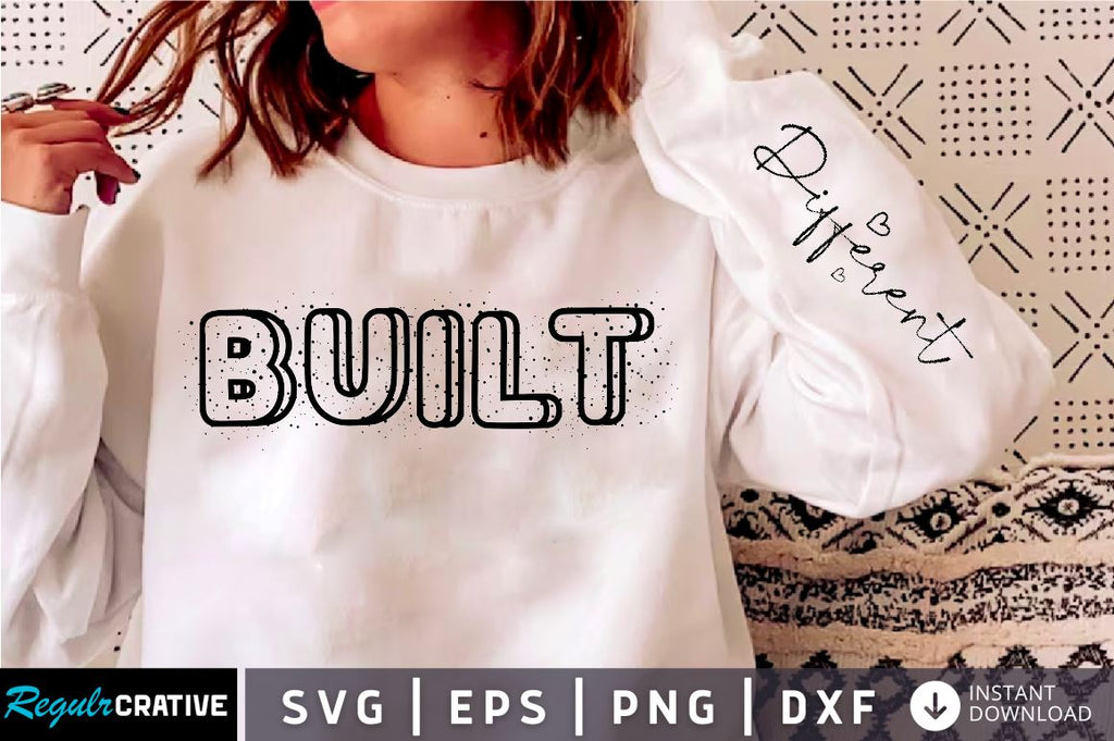 Built Sleeve Svg, Christian SVG Design - So Fontsy