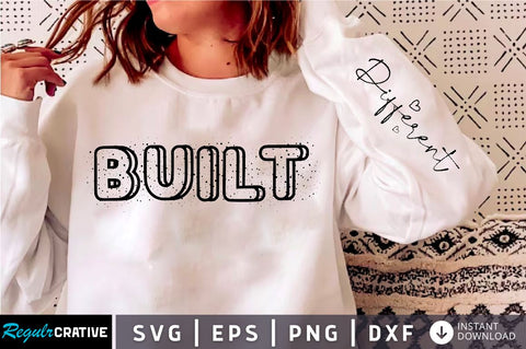 Built Sleeve Svg, Christian SVG Design SVG Regulrcrative 