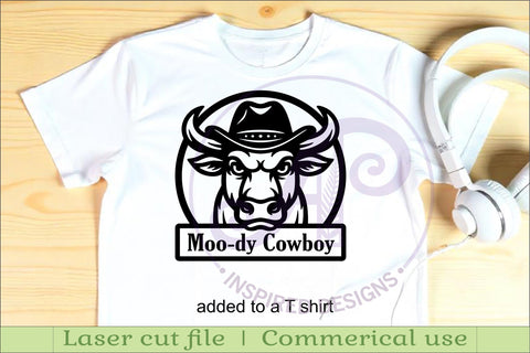 Bull head in cowboy hat name wall art sign, SVG personalized SVG APInspireddesigns 