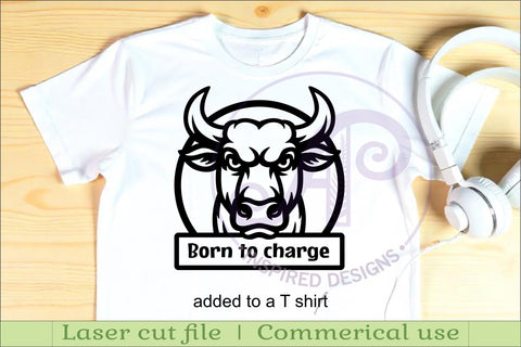 Bull head name wall art sign, SVG personalized SVG APInspireddesigns 