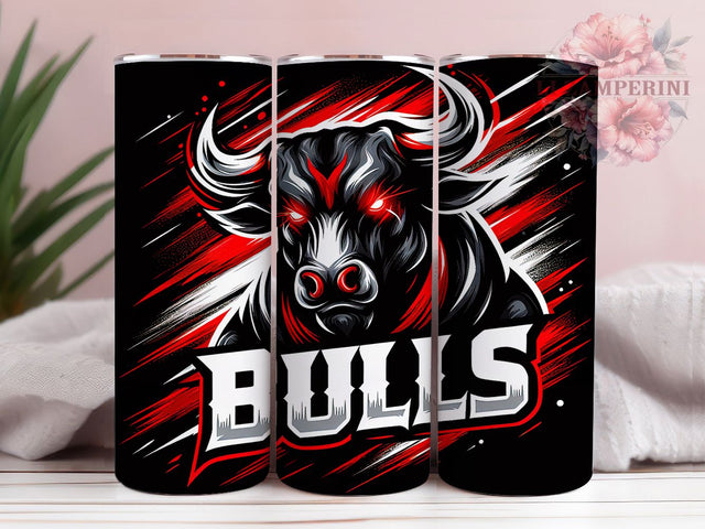 Bull Mascot Sports Tumbler Wrap, Sports Tumbler Wrap, 20oz Sublimation Design, Bull Team Tumbler, Athletic Mascot Tumbler, Game Day Tumbler, Sports Fan Gift Sublimation Li Zamperini 