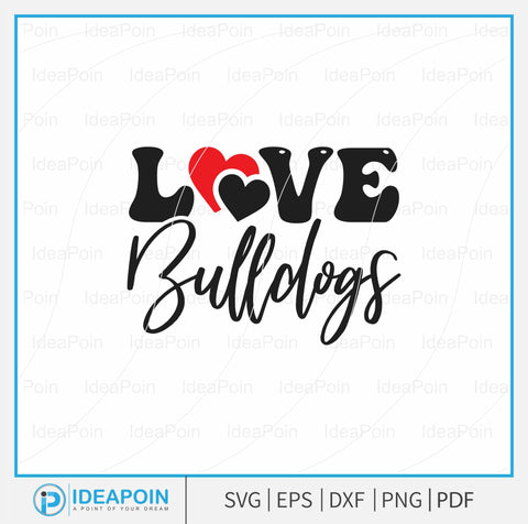 Bulldogs SVG, Cheer mom svg, Bulldog Design Bundle, Bulldog Shirts, Bulldog Tee, Bulldog Sticker, Bulldog SVG SVG Dinvect 
