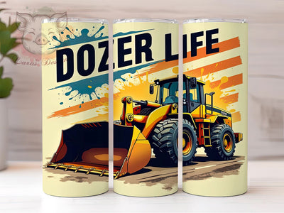 Bulldozer Tumbler, Construction Life PNG, Heavy Equipment Drinkware, Dozer Life Sublimation Design, Construction Worker Gift, Funny Construction Tumbler, Heavy Machinery Wrap Sublimation Lara' s Designs 