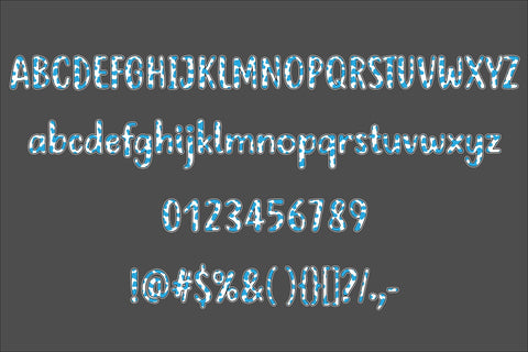 Bulletin Board Alphabet Letters (Cow Pattern) Ready to Print SVG zafrans studio 