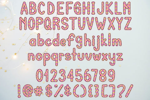 Bulletin Board Alphabet Letters Decor Ready to Print Digital Pattern zafrans studio 