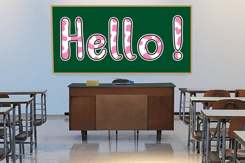 Bulletin Board Alphabet Letters Ready to Print SVG zafrans studio 