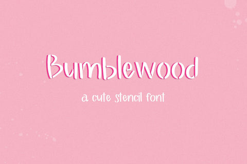 Bumblewood Sans Font Beck McCormick 