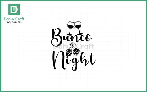 Bunco Night SVG – Elegant & Fun Bunco Night SVG PNG & EPS V3 SVG dahukdesign 