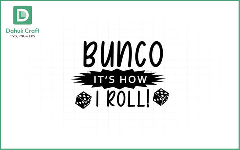 Bunco Roll SVG – Bold & Fun Bunco Roll SVG PNG & EPS V8 SVG dahukdesign 