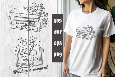 Bundle. book quotes, book lover svg, bookmark svg, librarian SVG dadan_pm 