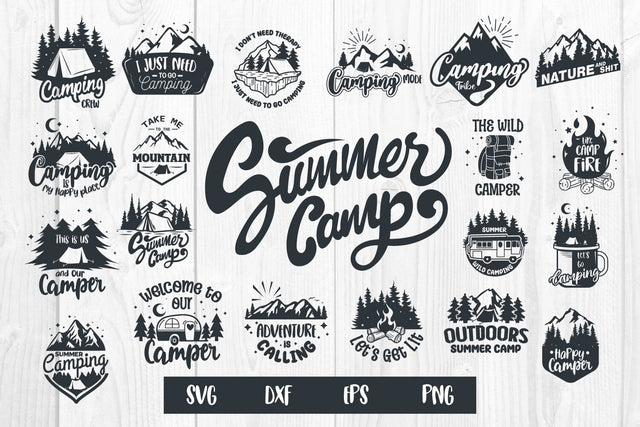 Bundle Camping, Summer Camp, Camp Lover svg SVG dadan_pm 