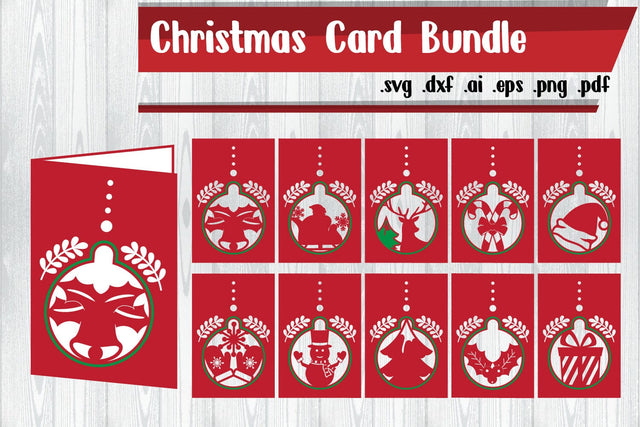 Bundle | Christmas Card SVG zafrans studio 