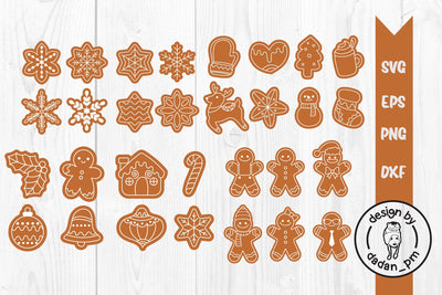 Bundle Christmas Gingerbread bakery svg SVG dadan_pm 