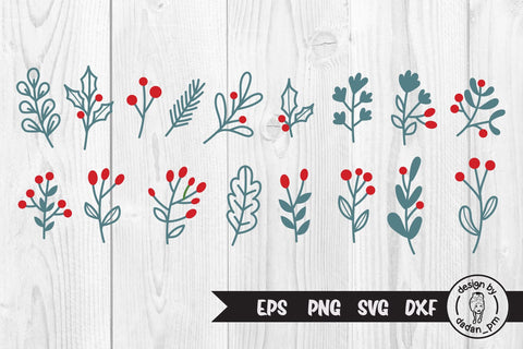 BUNDLE Christmas plans hand drawn svg SVG dadan_pm 