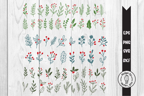 BUNDLE Christmas plans hand drawn svg SVG dadan_pm 