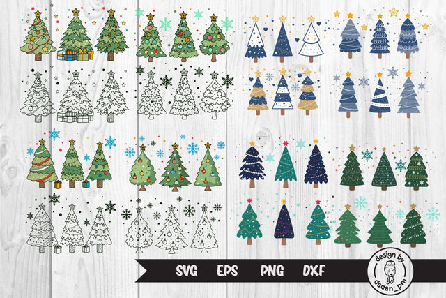 Bundle Christmas tree Svg, Merry Christmas SVG dadan_pm 