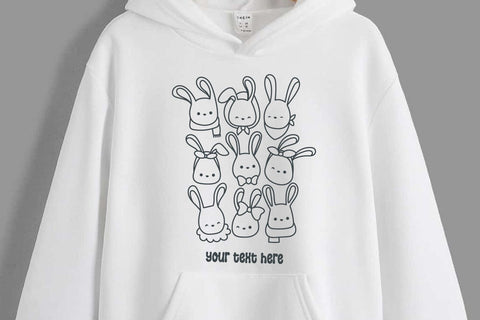 Bundle Cute Bunny Easter, funny easter egg svg, dxf, png SVG dadan_pm 