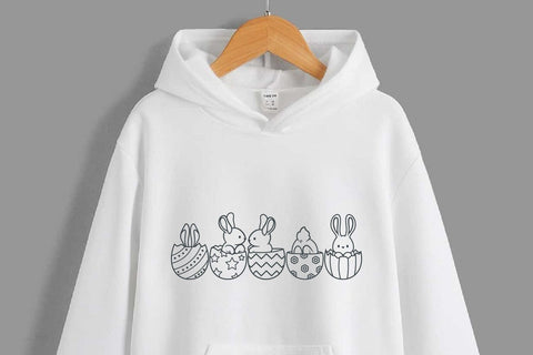 Bundle Cute Bunny Easter, funny easter egg svg, dxf, png SVG dadan_pm 