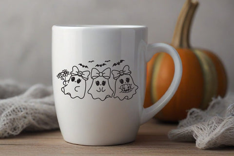 Bundle Cute Ghost, Halloween ghost svg & sublimation SVG dadan_pm 