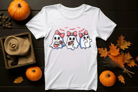 Bundle Cute Ghost, Halloween ghost svg & sublimation SVG dadan_pm 