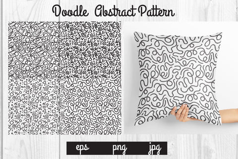 Bundle Doodle abstract pattern, texture graphic background SVG dadan_pm 