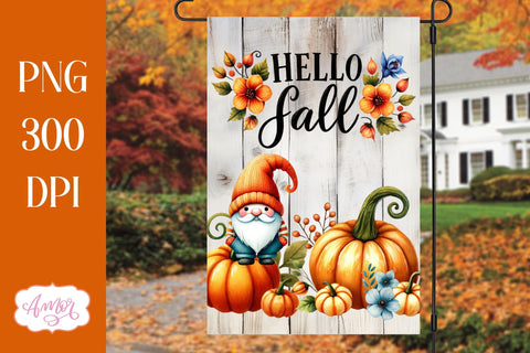 Bundle Fall garden flag PNG for sublimation Sublimation Amorclipart 