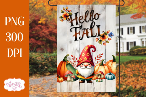 Bundle Fall garden flag PNG for sublimation Sublimation Amorclipart 