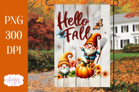 Bundle Fall garden flag PNG for sublimation Sublimation Amorclipart 