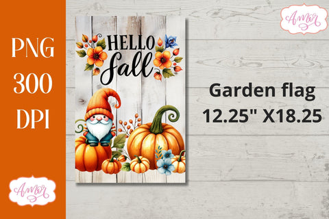 Bundle Fall garden flag PNG for sublimation Sublimation Amorclipart 