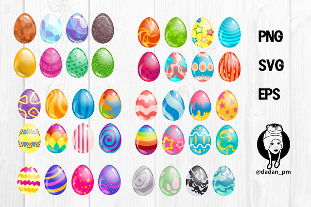 Bundle Happy easter egg, egg svg, eps, png SVG dadan_pm 