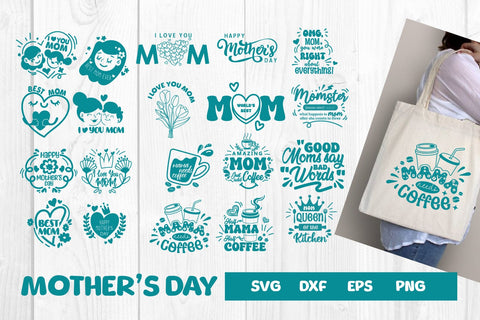 Bundle Happy Mother's Day svg, dxf, eps, png SVG dadan_pm 