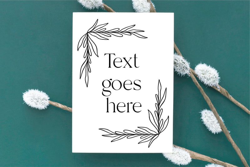 Bundle Of 10 Botanical Borders - So Fontsy